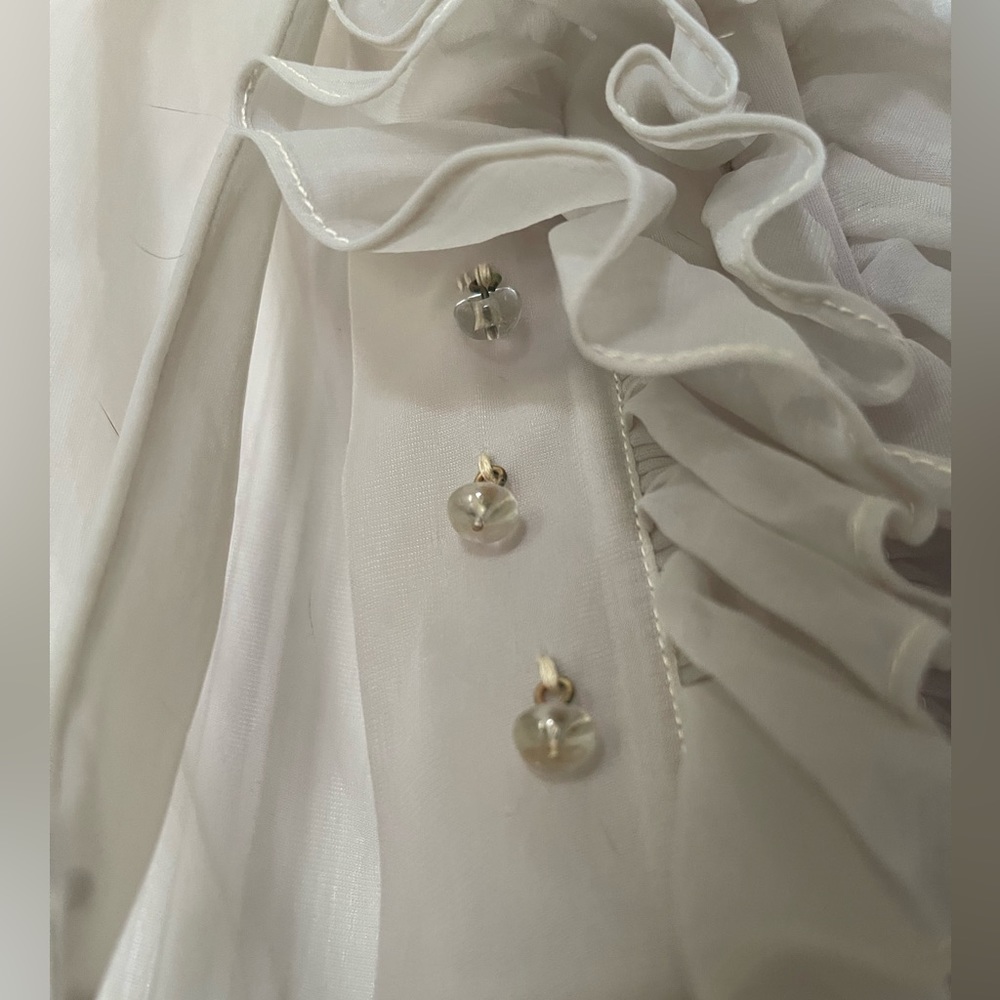 Vintage Ruffle Blouse - Picture 3 of 7